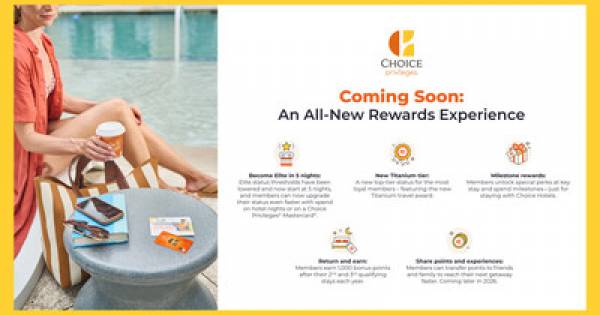 **Choice Privileges: Level Up Your Stays – A Rewards Revolution is Coming**